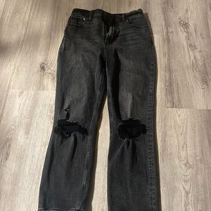 Black Abercrombie and Fitch jeans
